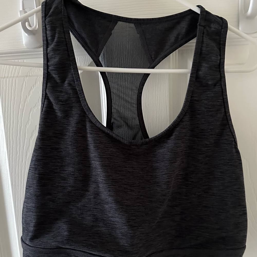 LuLaRoe 1x Invincible Sports Bra Dark Gray